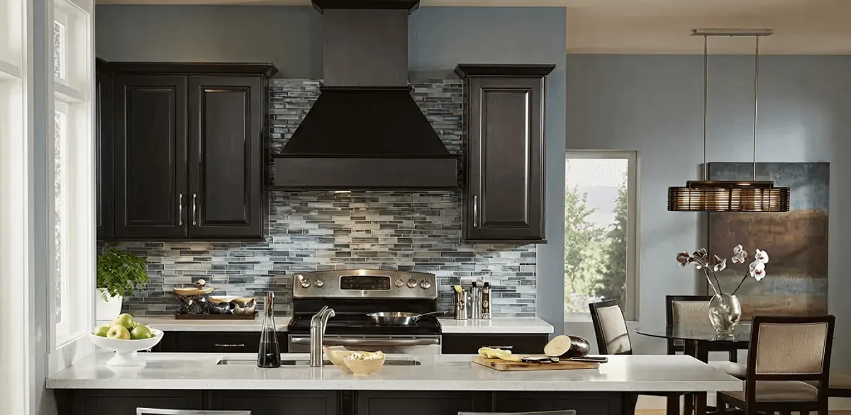 Kitchen cabinet painting and refinishing in a modern kitchen in Evansville, IN